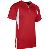 Champro BS63 Wild Card Scarlet/Red Adult 2-Button Baseball Jersey