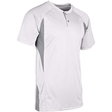 Champro BS63 Wild Card White Adult 2-Button Baseball Jersey