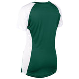 Champro BS82 Infinite Forest Green V-Neck Short Sleeve Girls Softball Jersey