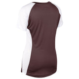 Champro BS82 Infinite Maroon V-Neck Short Sleeve Womens Softball Jersey