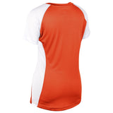 Champro BS82 Infinite Orange V-Neck Short Sleeve Womens Softball Jersey