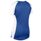 Champro BS82 Infinite Royal Blue V-Neck Short Sleeve Womens Softball Jersey