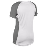 Champro BS82 Infinite White V-Neck Short Sleeve Womens Softball Jersey