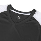 Champro BS82 Infinite Black V-Neck Short Sleeve Girls Softball Jersey