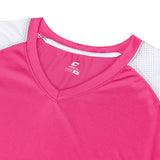 Champro BS82 Infinite Fuchsia V-Neck Short Sleeve Womens Softball Jersey