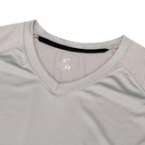 Champro BS82 Infinite Grey V-Neck Short Sleeve Girls Softball Jersey