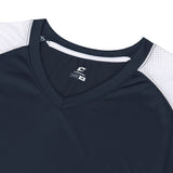 Champro BS82 Infinite Navy V-Neck Short Sleeve Womens Softball Jersey