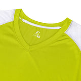Champro BS82 Infinite Optic Yellow V-Neck Short Sleeve Girls Softball Jersey