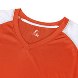 Champro BS82 Infinite Orange V-Neck Short Sleeve Womens Softball Jersey