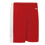 Athletic Knit (AK) BS9145Y-208 Youth Red/White Pro Basketball Shorts