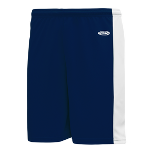 Athletic Knit (AK) BS9145M-216 Mens Navy/White Pro Basketball Shorts