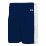 Athletic Knit (AK) SS9145Y-216 Youth Navy/White Pro Soccer Shorts