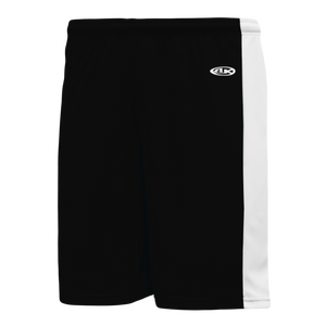 Athletic Knit (AK) BS9145L-221 Ladies Black/White Pro Basketball Shorts