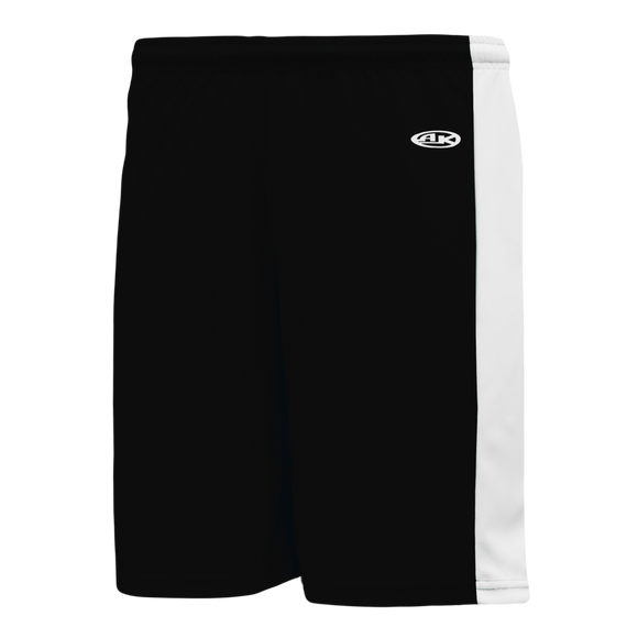Athletic Knit (AK) SS9145Y-221 Youth Black/White Pro Soccer Shorts