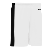 Athletic Knit (AK) SS9145Y-222 Youth White/Black Pro Soccer Shorts