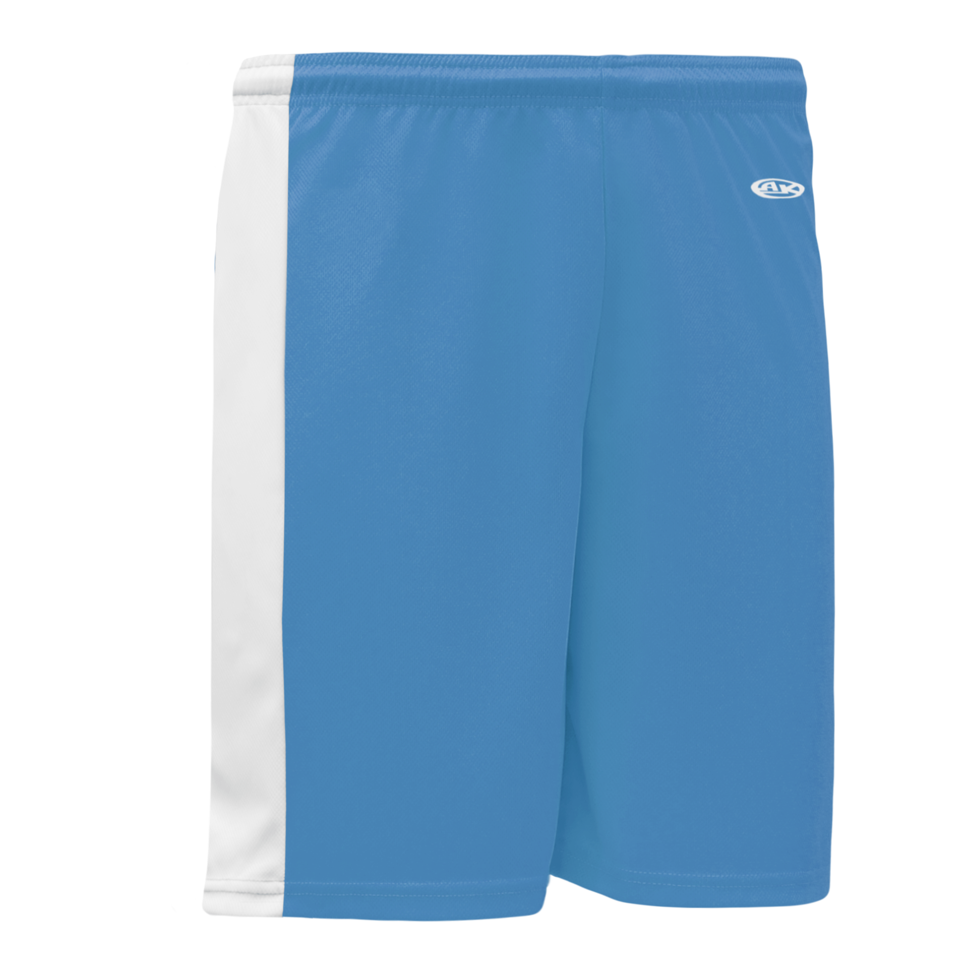 Blue and white basketball shorts sales