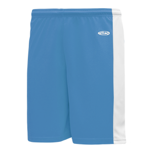 Athletic Knit (AK) SS9145M-227 Mens Sky Blue/White Pro Soccer Shorts
