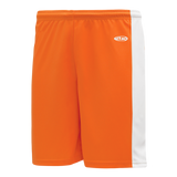 Athletic Knit (AK) SS9145L-238 Ladies Orange/White Pro Soccer Shorts
