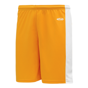 Athletic Knit (AK) BS9145L-236 Ladies Gold/White Pro Basketball Shorts