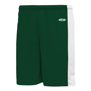 Athletic Knit (AK) SS9145Y-260 Youth Dark Green/White Pro Soccer Shorts