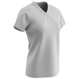 Champro BST21 Star White V-Neck T-Shirt Womens Softball Jersey