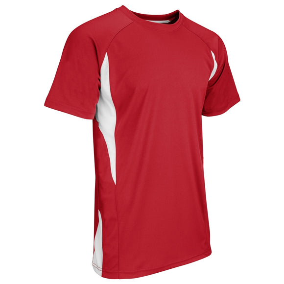 Champro BST65 Top Spin Scarlet/Red Adult Baseball Jersey