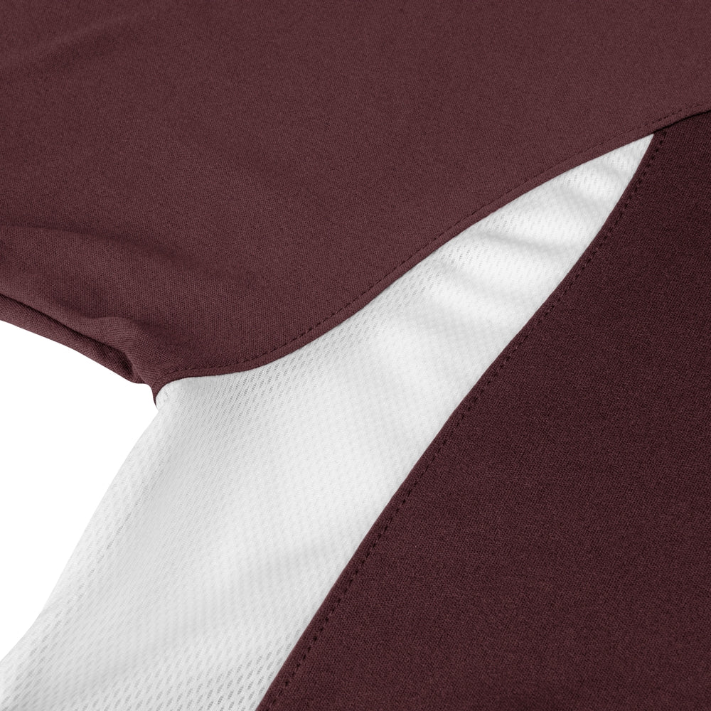 Champro Top Spin Youth Baseball Jersey - Maroon/White - Medium