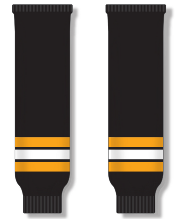 Modelline Boston Bruins Third Black Knit Ice Hockey Socks