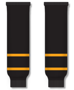 Modelline Brandon Wheat Kings Black Knit Ice Hockey Socks