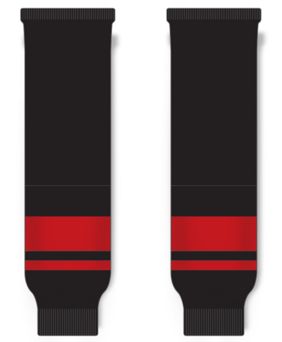 Modelline Niagara Icedogs Alternate Black Knit Ice Hockey Socks