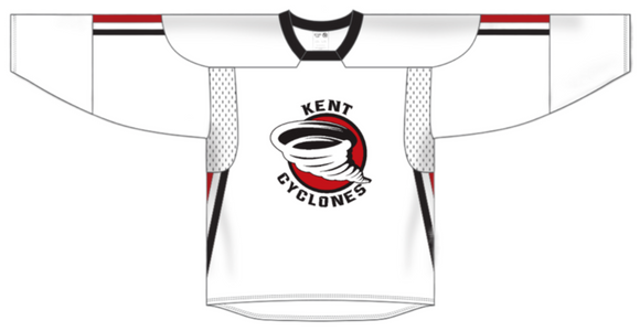 Kent Cyclones White Hockey Jersey