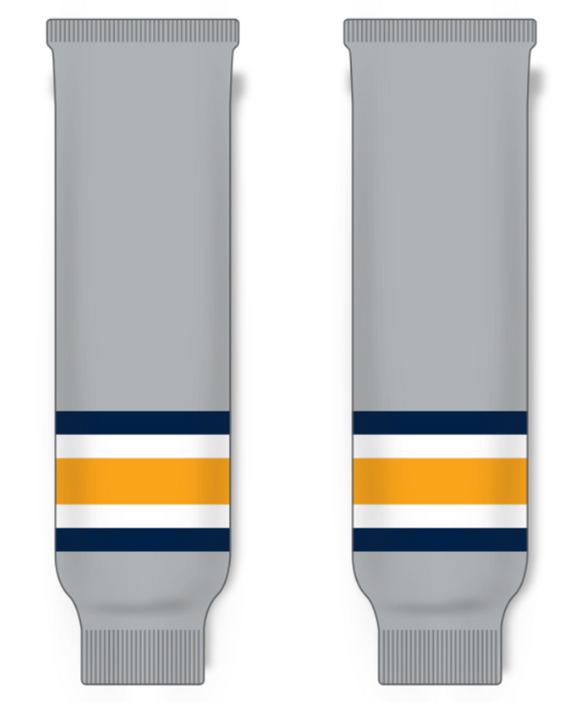 Modelline Erie Otters Grey Knit Ice Hockey Socks
