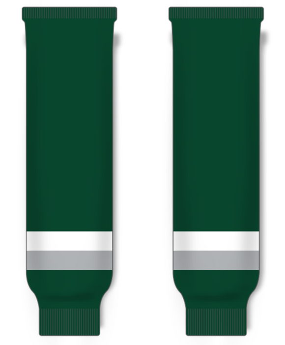 Modelline Everett Silvertips Away Dark Green Knit Ice Hockey Socks