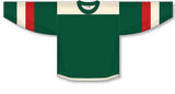 Athletic Knit (AK) H550B 2016 Minnesota Wild Stadium Series Dark Green Hockey Jersey - PSH Sports