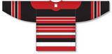Athletic Knit (AK) H550A Chicago Blackhawks Multi Stripe Hockey Jersey - PSH Sports