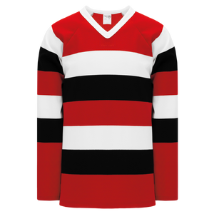 Athletic Knit (AK) Custom ZH104-67S608B Ottawa 67's Away Sublimated Hockey Jersey