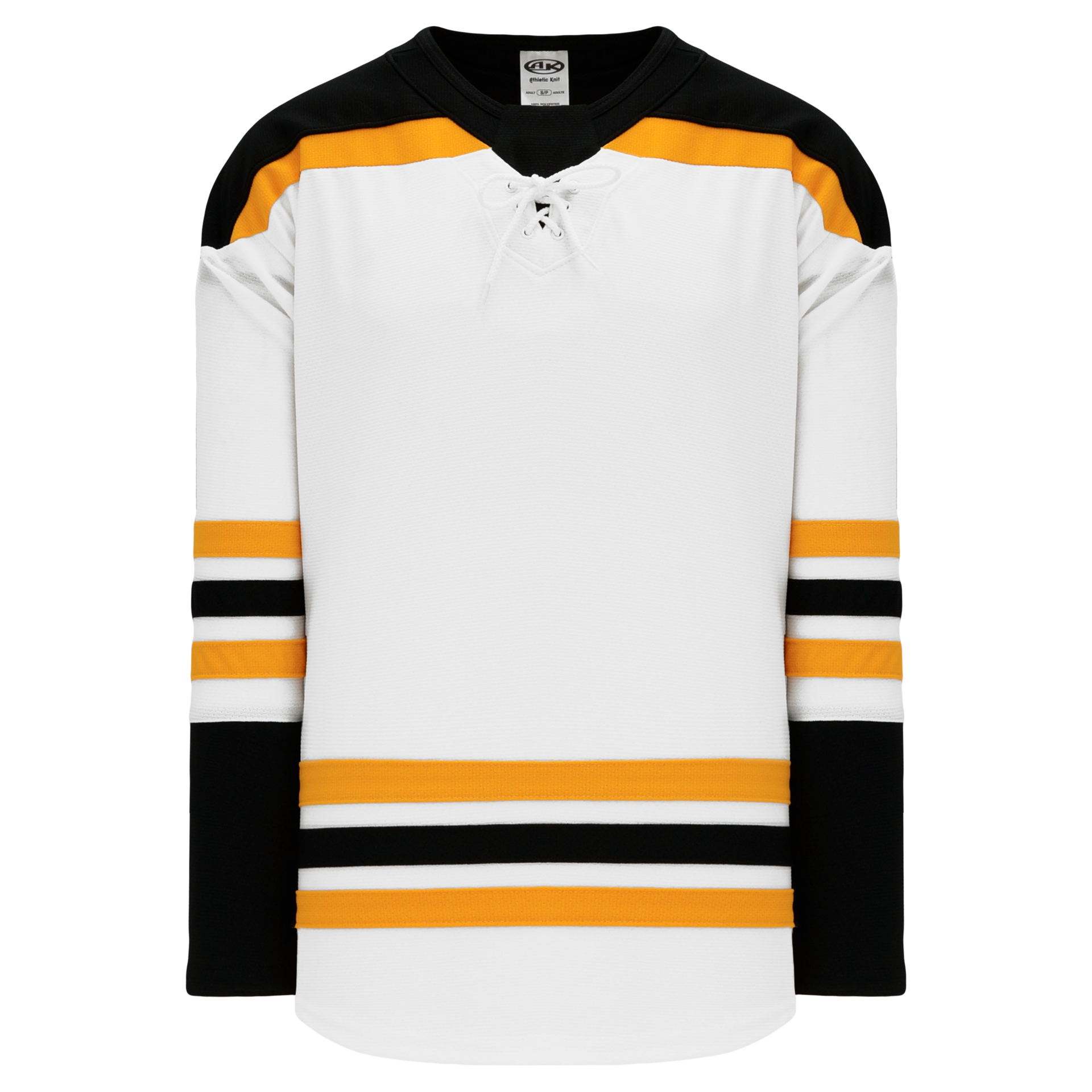 Athletic Knit 2017 Boston Bruins Black Blank Jersey