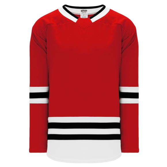 Athletic Knit (AK) H550BA-CHI494B Adult 2017 Chicago Blackhawks Red Hockey Jersey