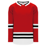 Athletic Knit (AK) H550BY-CHI494B Youth 2017 Chicago Blackhawks Red Hockey Jersey