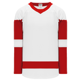 Athletic Knit (AK) H550BY-DET756B Youth 2017 Detroit Red Wings White Hockey Jersey