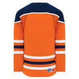 Athletic Knit (AK) H550BA-EDM369B Adult 2017 Edmonton Oilers Orange Hockey Jersey