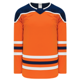 Athletic Knit (AK) H550BY-EDM369B Youth 2017 Edmonton Oilers Orange Hockey Jersey