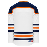 Athletic Knit (AK) H550BY-EDM371B Youth 2017 Edmonton Oilers White Hockey Jersey