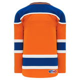 Athletic Knit (AK) H550BY-EDM738B New Youth 2015 Edmonton Oilers Third Orange Hockey Jersey