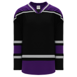 Athletic Knit (AK) H550BY-LAS880B New Youth 1998 Los Angeles Kings Black Hockey Jersey