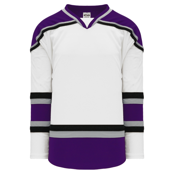 Athletic Knit (AK) H550CA-LAS953C New Adult Los Angeles Kings Third Purple Hockey Jersey XX-Large