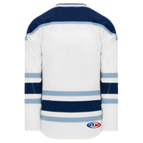 Athletic Knit (AK) H550BA-MAI341B Adult University of Maine Black Bears White Hockey Jersey