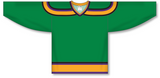 Athletic Knit (AK) H550B Mighty Ducks Kelly Green Hockey Jersey - PSH Sports