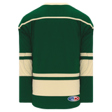 Athletic Knit (AK) H550BA-MIN563B Adult 2009 Minnesota Wild Third Dark Green Hockey Jersey