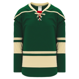 Athletic Knit (AK) H550BY-MIN563B Youth 2009 Minnesota Wild Third Dark Green Hockey Jersey